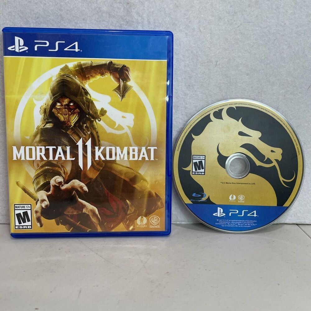 Mortal Kombat 11 Sony PlayStation 4 PS4 Video Game Fighting‎ Finish Him